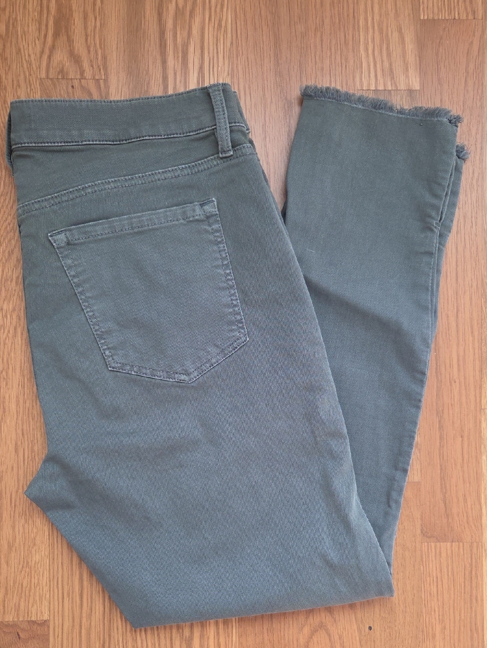 LOFT Olive Skinny Jeans